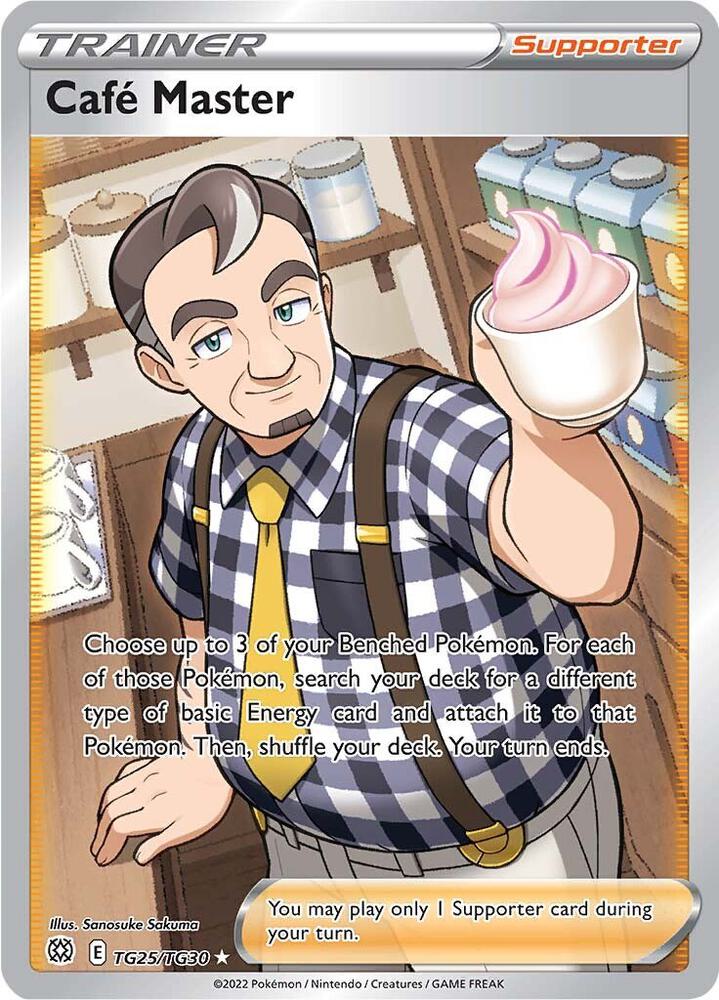 Cafe Master TG25/TG30 - SWSH09: Brilliant Stars Trainer Gallery