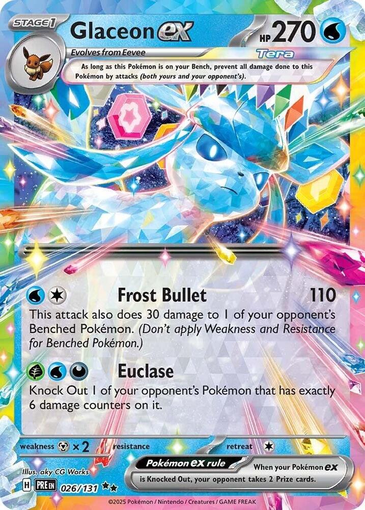Glaceon ex 026/131 - SV: Prismatic Evolutions