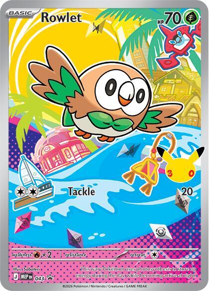 Rowlet 043 - ME: Mega Evolution Promo