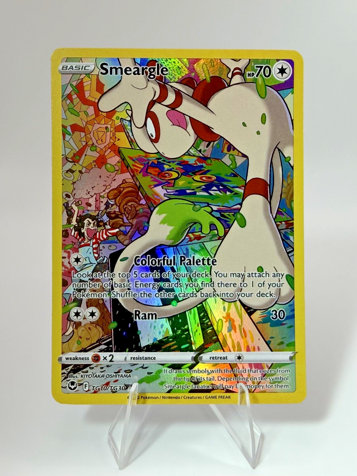 Pokémon Smeargle TG10/TG30 - Silver Tempest - Trainer Gallery - NM