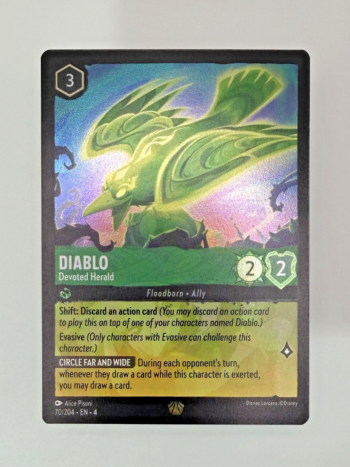 Lorcana Diablo- Devoted Herald 70/204 - Ursula’s Return - NM