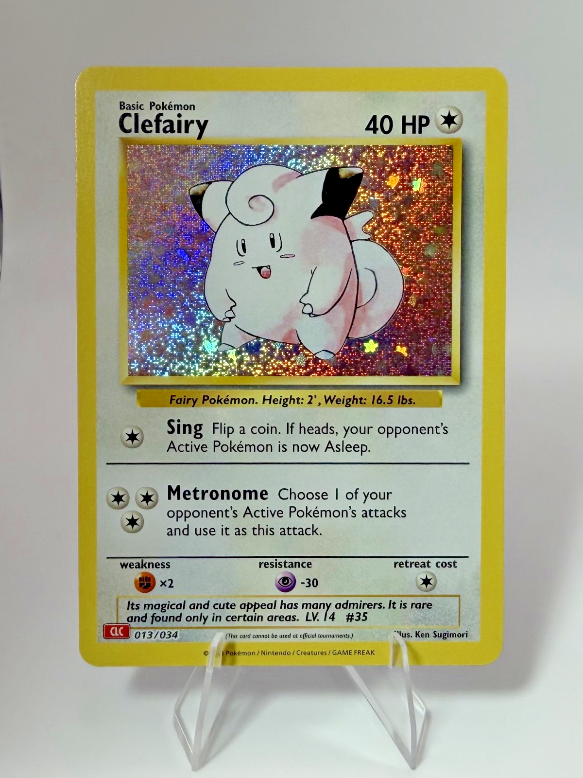 Pokémon Clefairy 013/034 - Classic Collection - NM