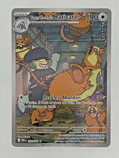 Pokémon Team Rocket's Raticate 202/182 - Destined Rivals - NM
