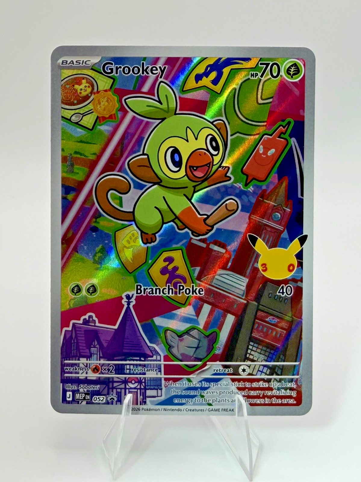 Pokémon Grookey 052 - Mega Evolution Promo - NM