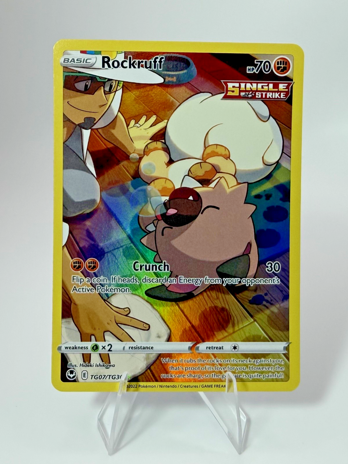 Pokémon Rockruff TG07/TG30 - Silver Tempest - Trainer Gallery - NM