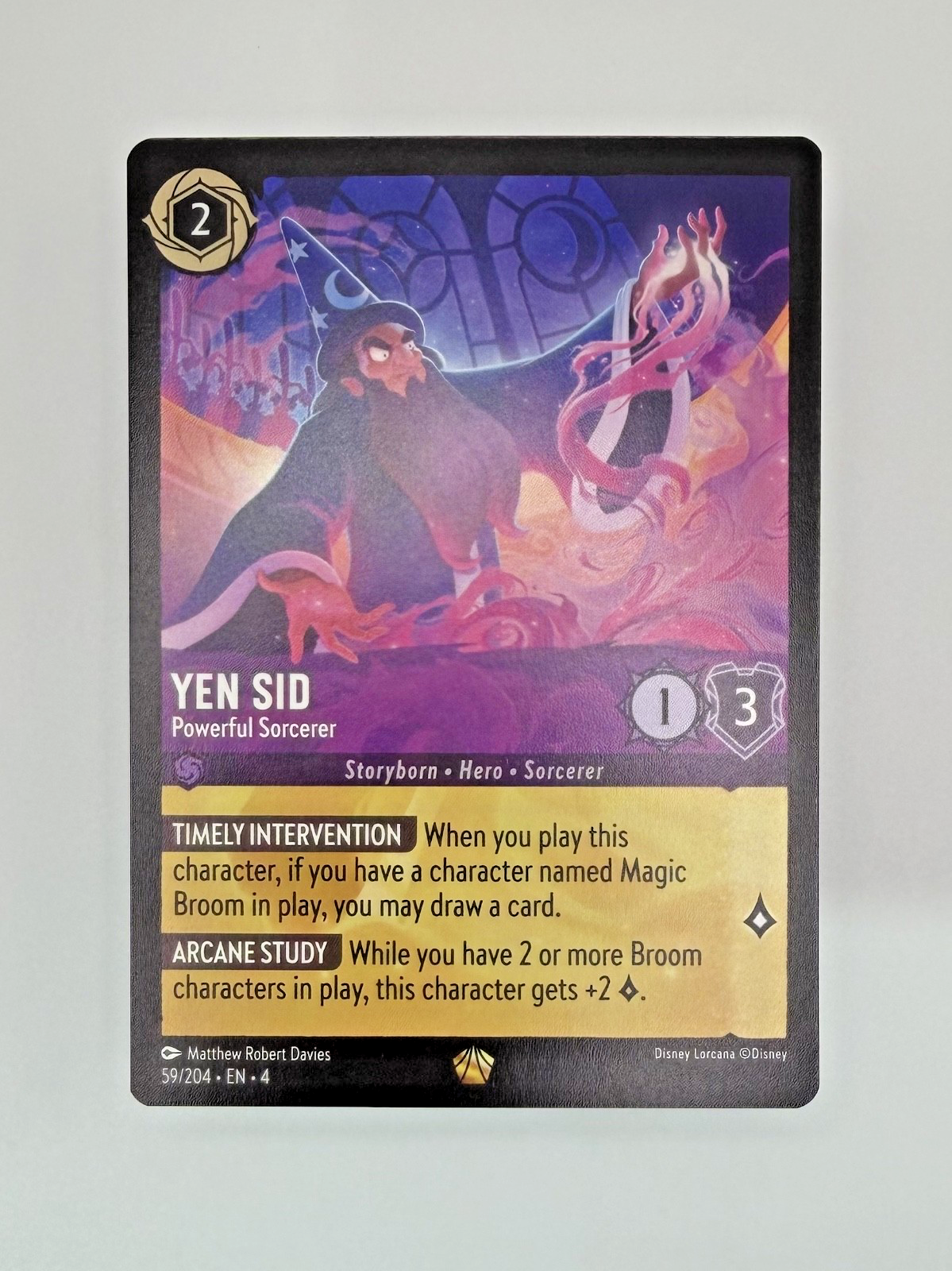 Lorcana Yen Sid - Powerful Sorcerer 59/204 - Ursula’s Return - NM