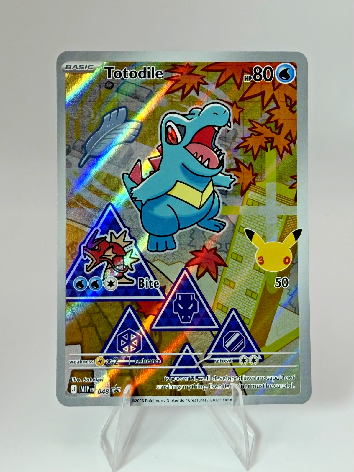 Pokémon Totodile 048 - Mega Evolution Promo - NM