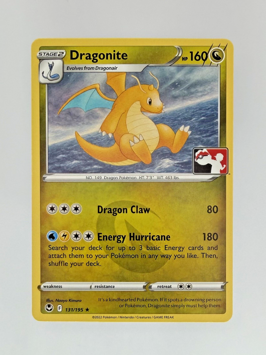Pokémon Dragonite 131/195 - Prize Pack Series Three - NM