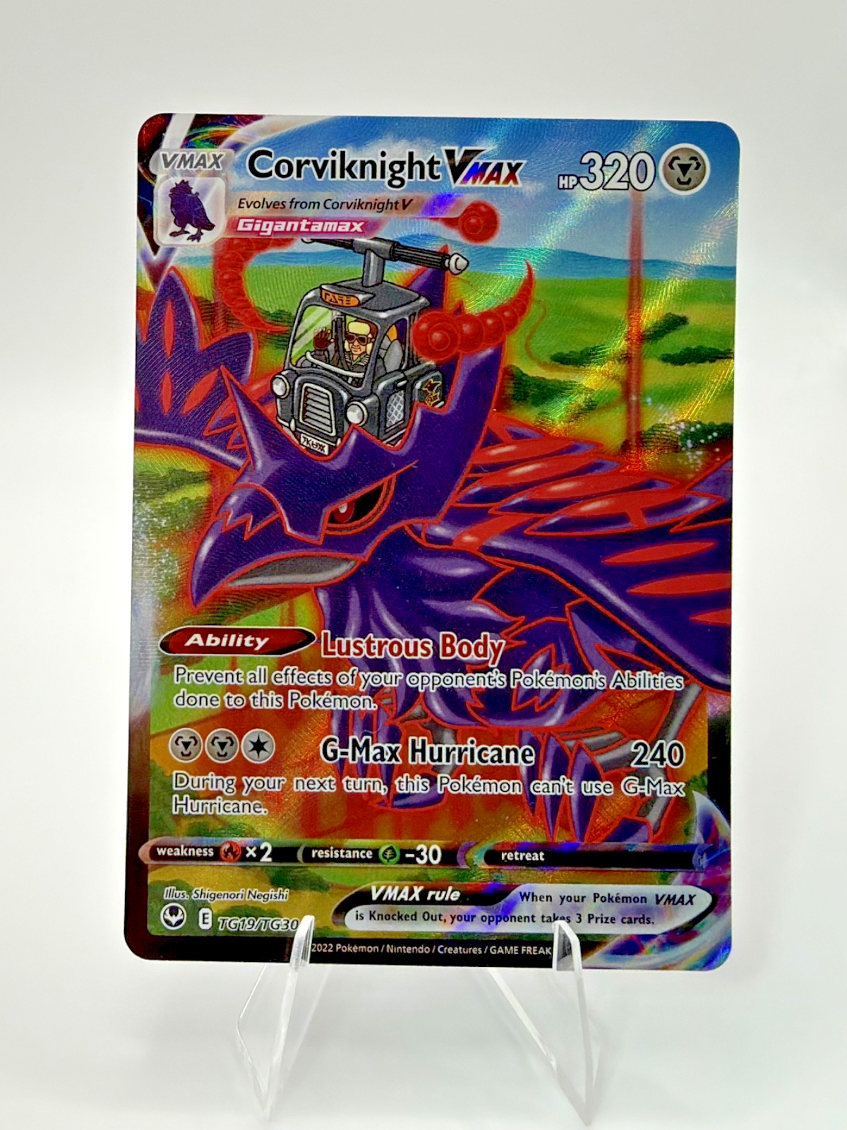 Pokémon Corviknight VMAX TG19/TG30 - Silver Tempest - Trainer Gallery - NM