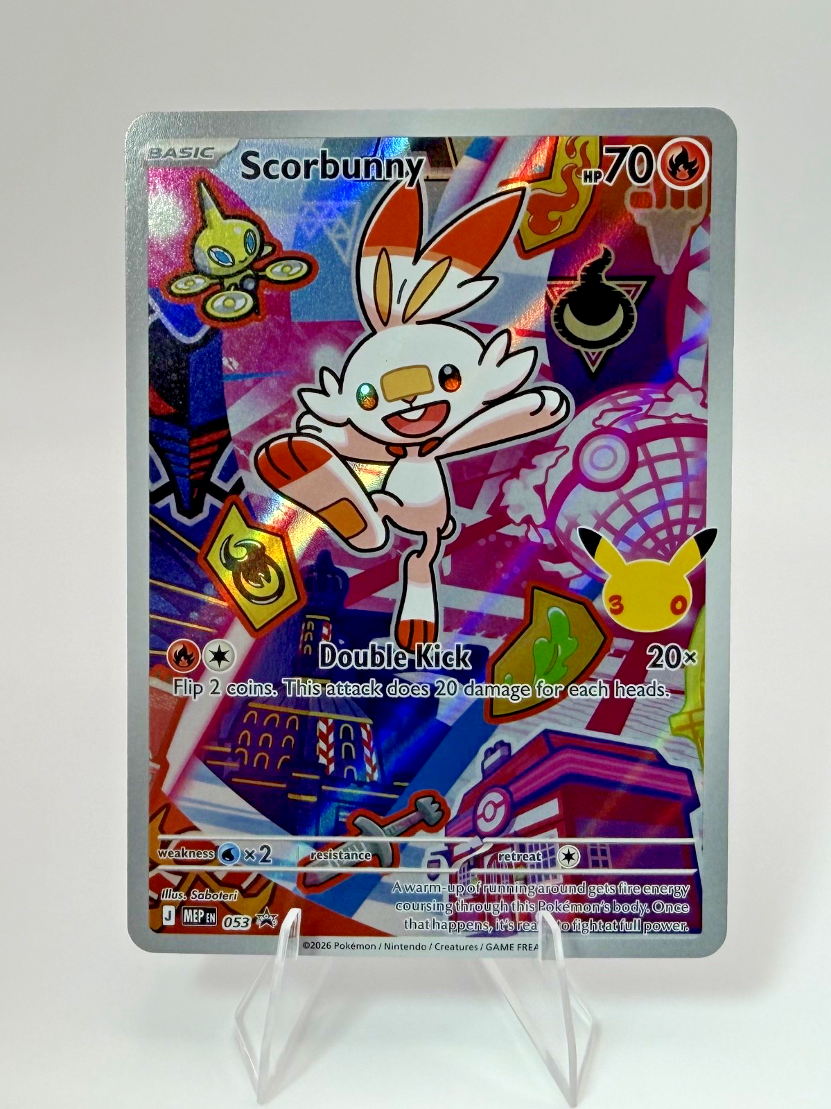 Pokémon Scorbunny 053 - Mega Evolution Promo - NM