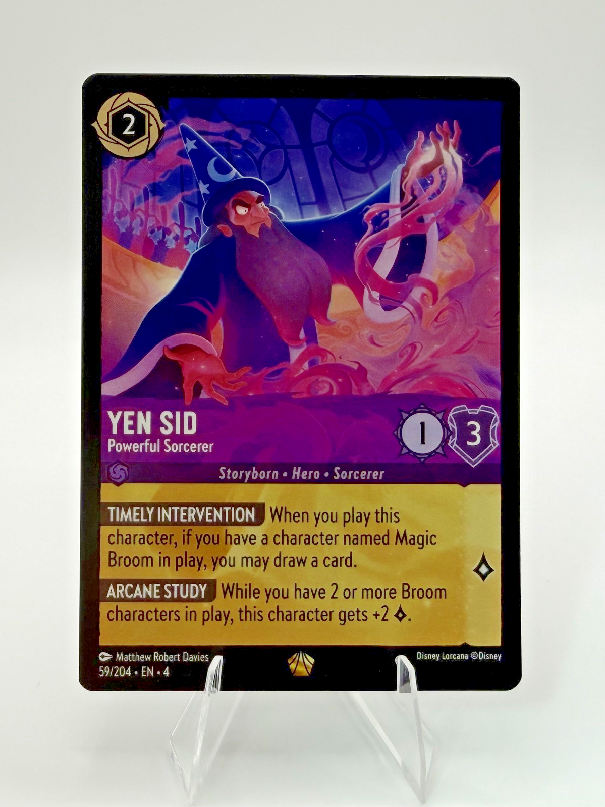 Lorcana Yen Sid - Powerful Sorcerer 59/204 - Ursula’s Return - NM