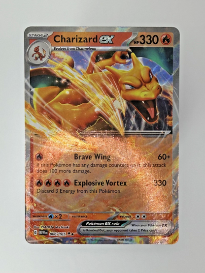 Pokémon Charizard ex 006/165 - SV Scarlet & Violet: 151 - NM