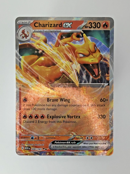 Pokémon Charizard ex 006/165 - SV Scarlet & Violet: 151 - NM
