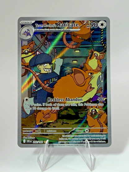 Pokémon Team Rocket's Raticate 202/182 - Destined Rivals - NM