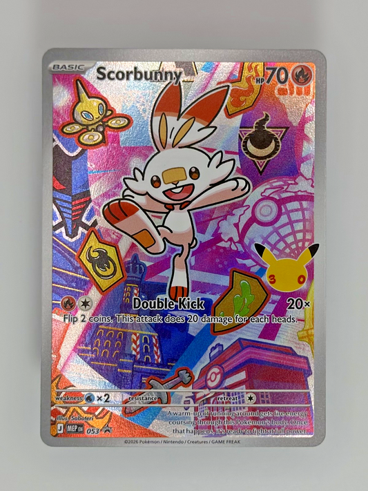 Pokémon Scorbunny 053 - Mega Evolution Promo - NM