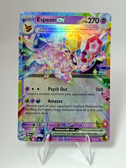 Pokémon Espeon ex 034/131 - Prismatic Evolutions - NM