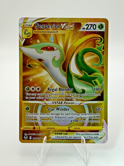 Pokémon Serperior VSTAR (Secret) 210/195 - Silver Tempest - NM