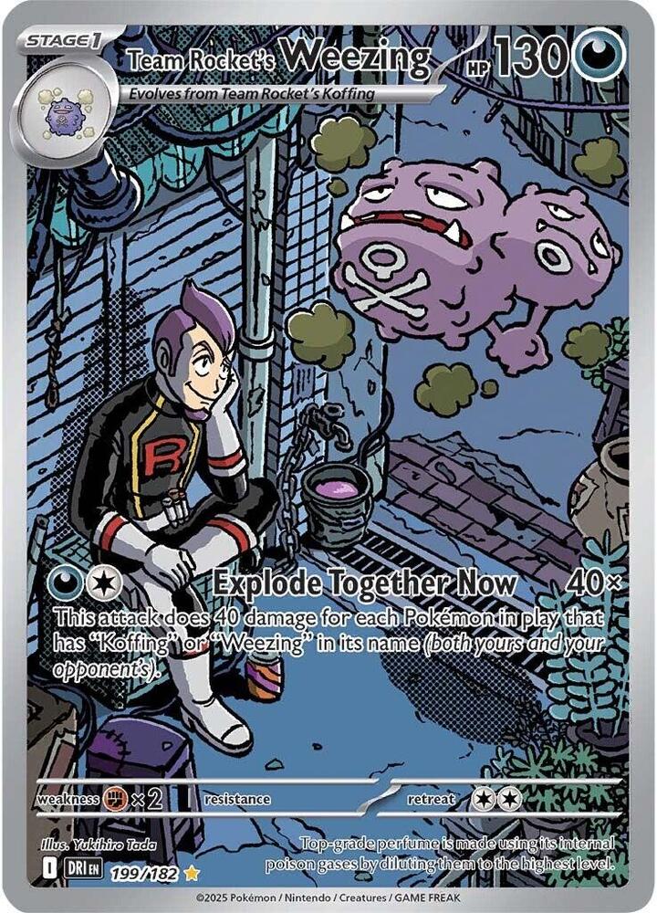 Team Rocket's Weezing 199/182 - SV10: Destined Rivals