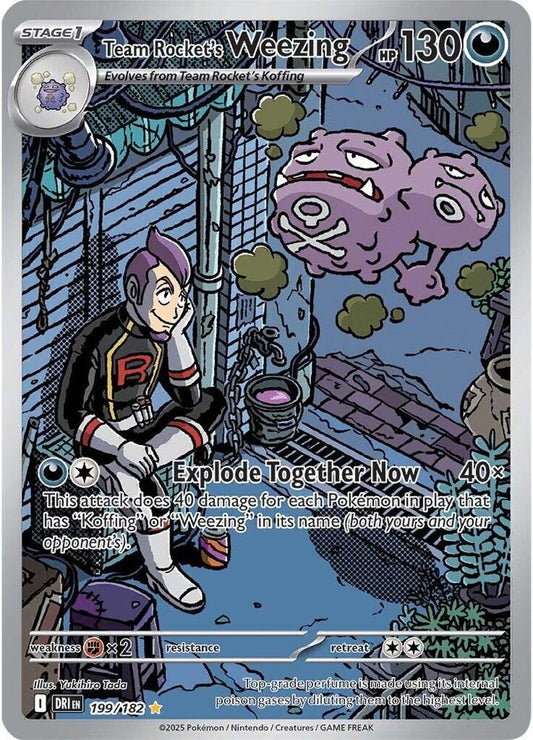 Team Rocket's Weezing 199/182 - SV10: Destined Rivals