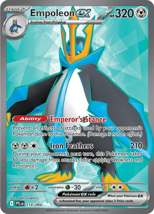 Empoleon ex 114/094 - ME02: Phantasmal Flames
