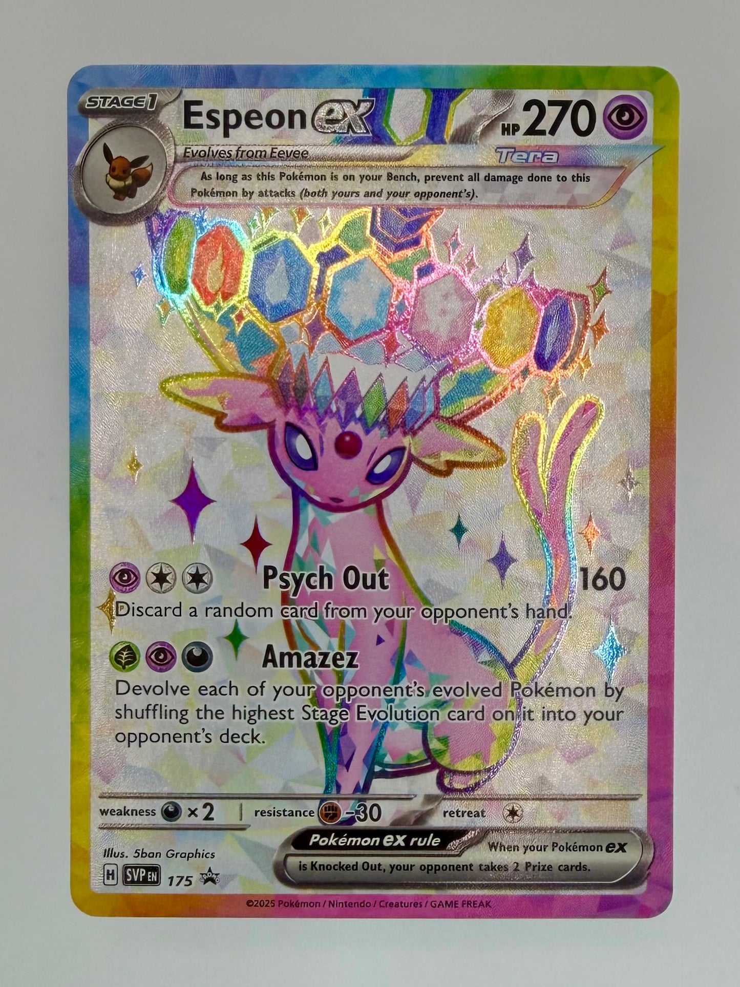 Espeon ex 175 - SV: Scarlet & Violet Promo Cards