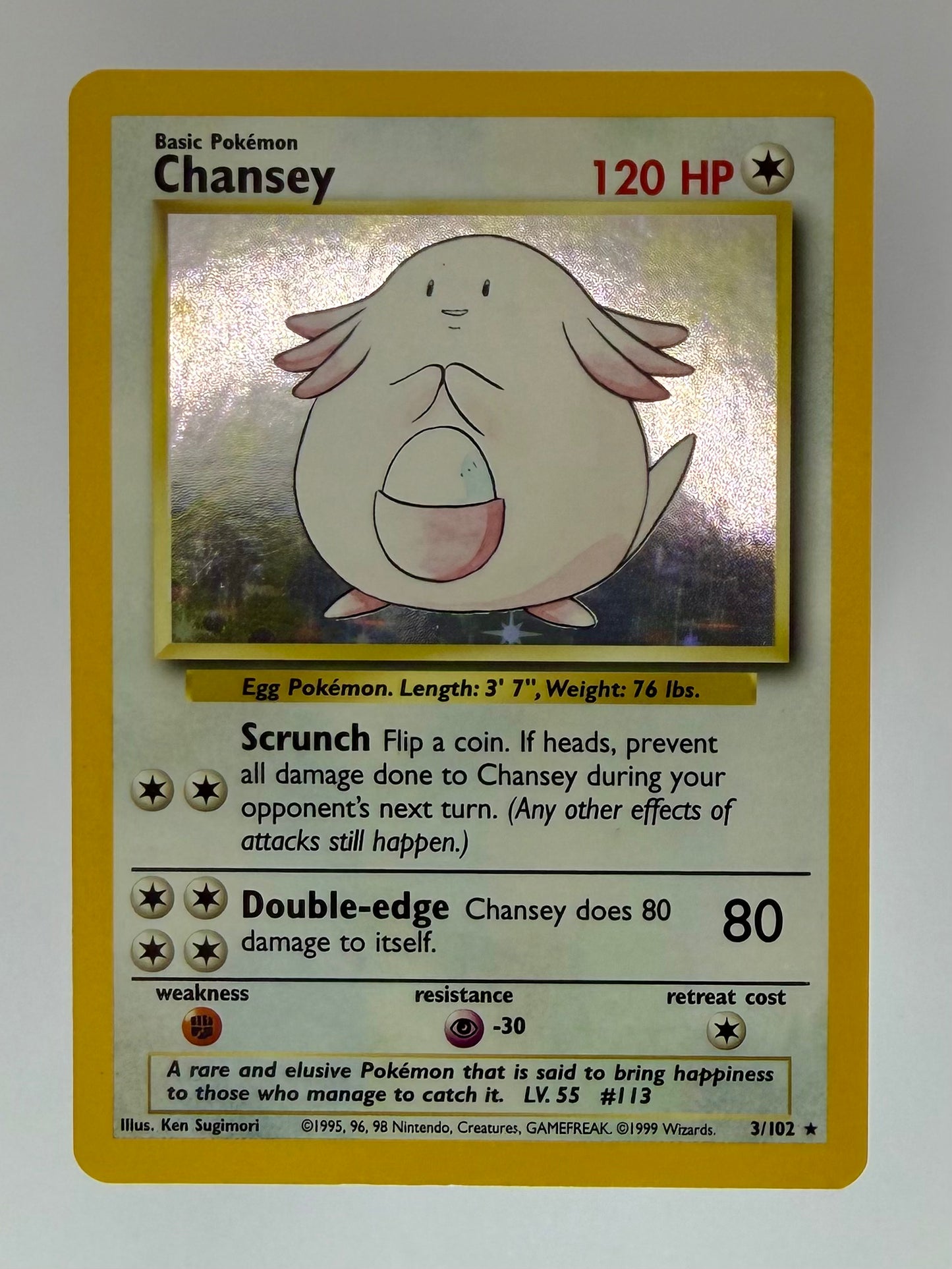 Chansey 3/102- Base Set