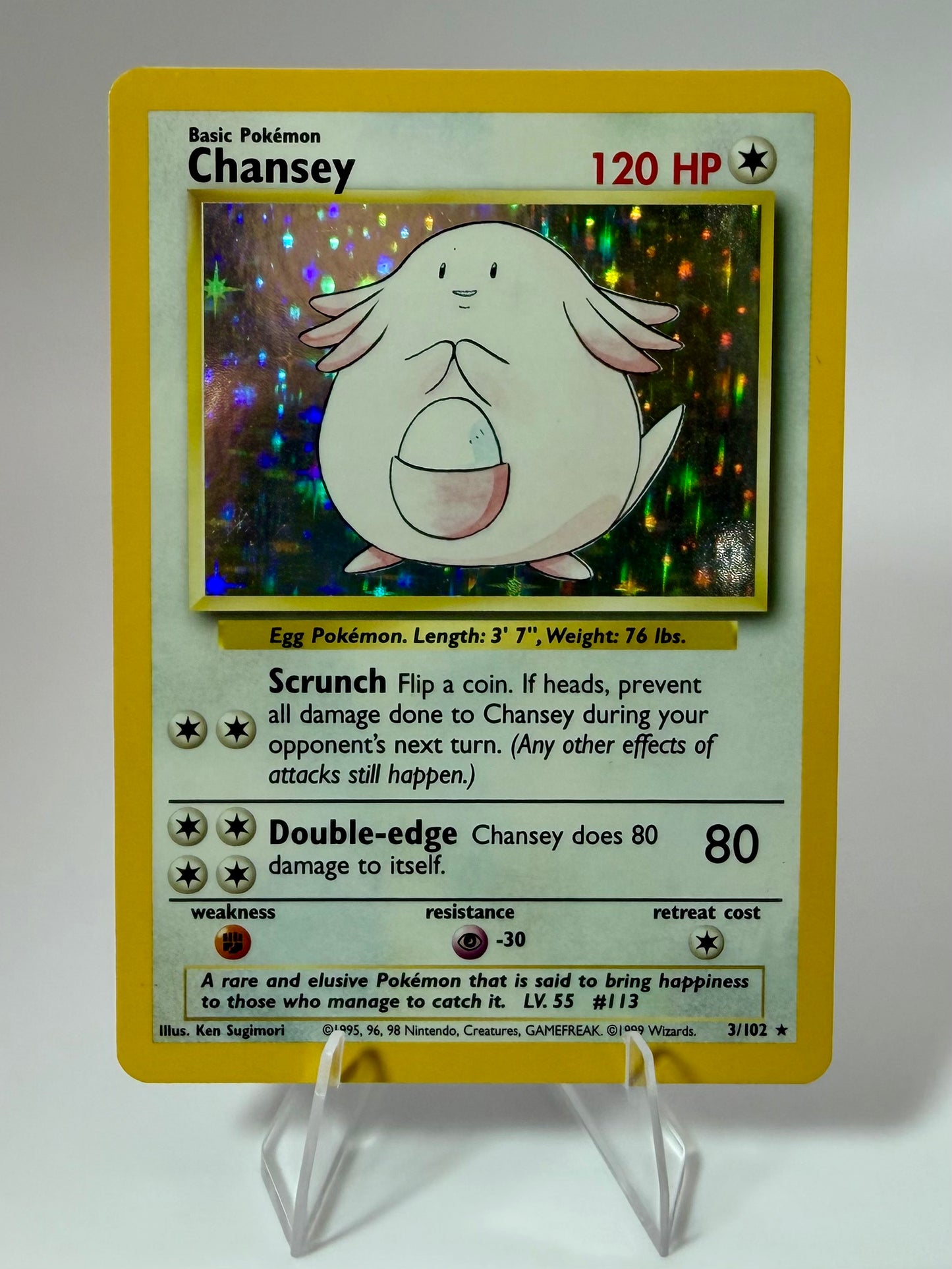 Chansey 3/102- Base Set