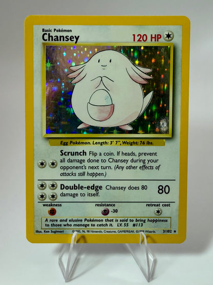 Chansey 3/102- Base Set