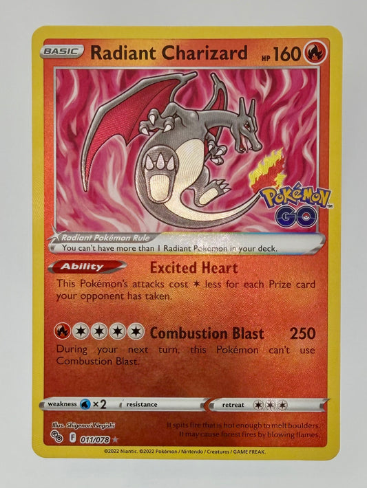 Radiant Charizard 011/078 - Pokemon GO
