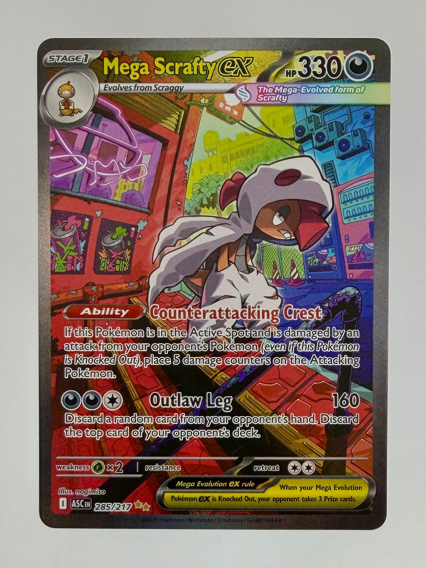 Mega Scrafty ex - 285/217 - ME: Ascended Heroes