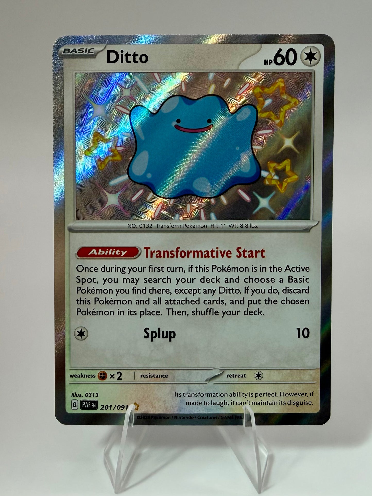 Ditto 201/091 - SV: Paldean Fates