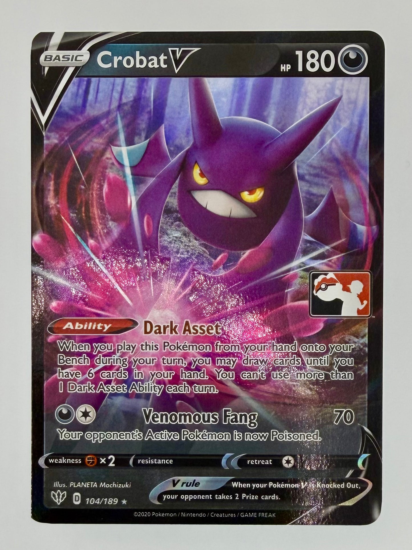 Crobat V - 104/189 - Prize Pack Series Cards
