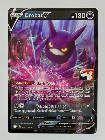 Crobat V - 104/189 - Prize Pack Series Cards