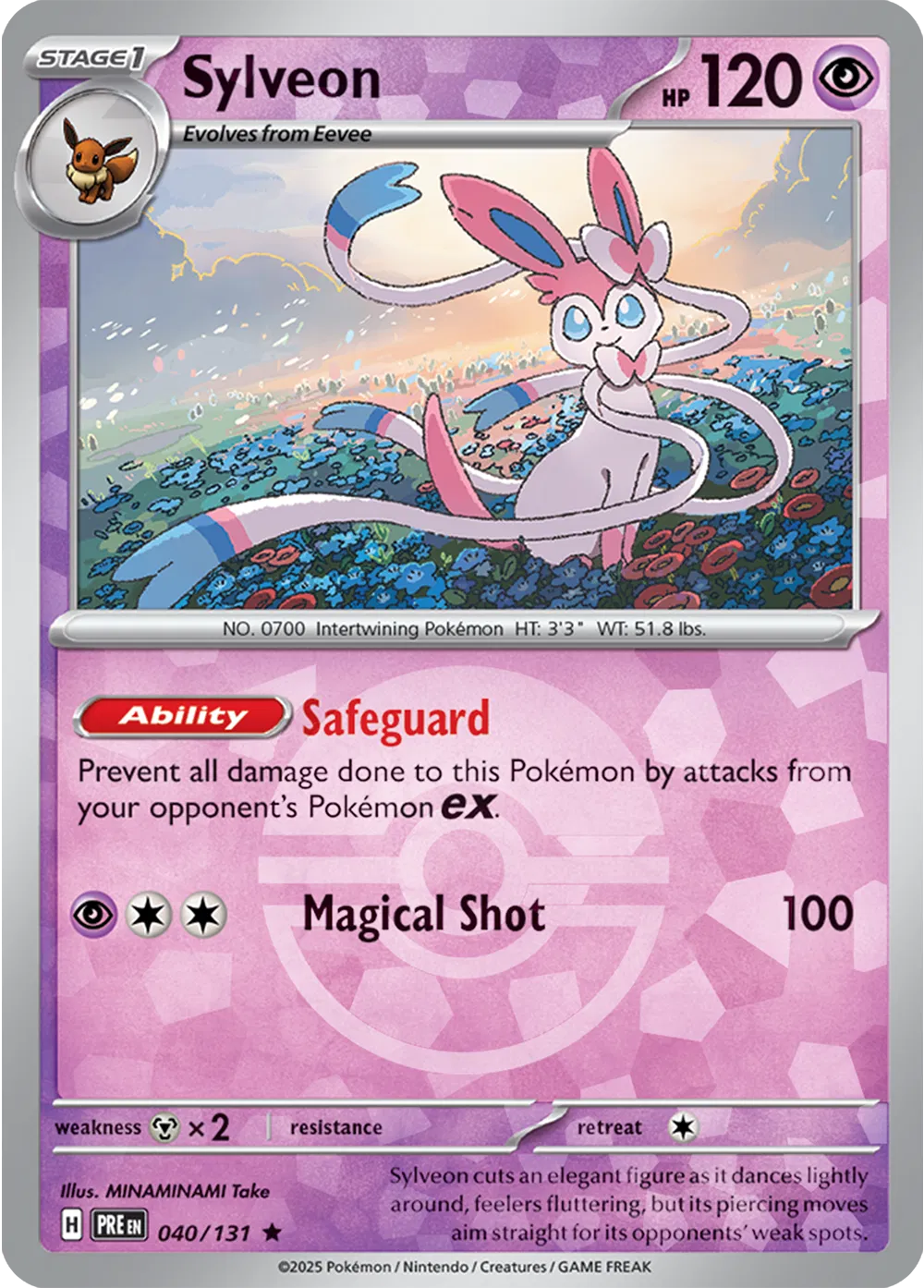 Sylveon 040/131 (Poke Ball Pattern) - SV: Prismatic Evolutions